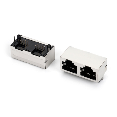 RJ45网口 8P8C 双胞 无灯