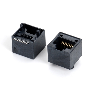 RJ45网口 SMT 立式 插座 全塑