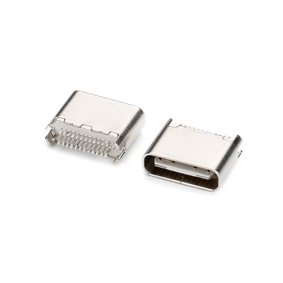 TYPE C USB 24P短体夹板式