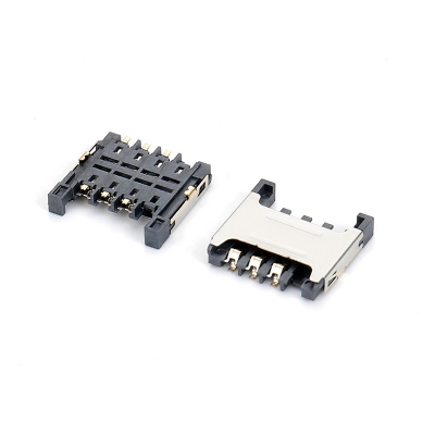 MICRO SIM卡座 2.65H 6PIN CARD CONN