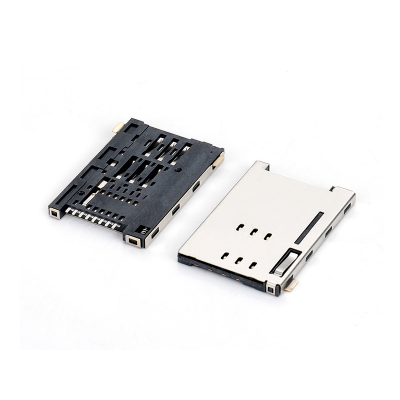 SIM 卡8PIN，外壳镀镍