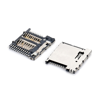 Micro SD 4.0卡座 前后出pin H=1.45mm