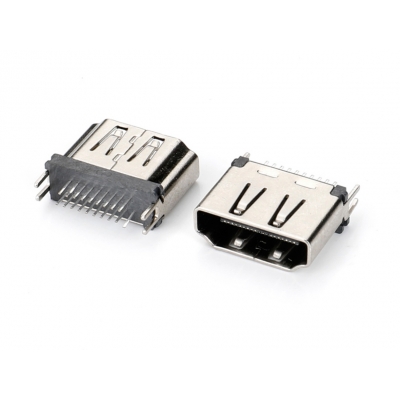 HDMI夹板式，外壳镀镍